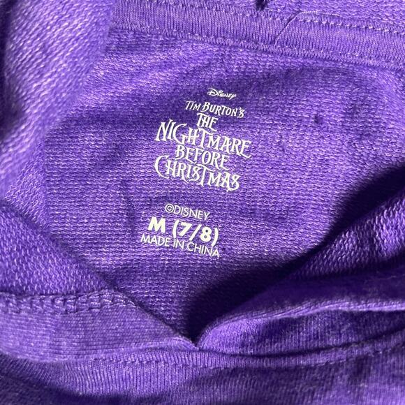 NWT Nightmare Before Christmas Halloween Hoodie Dress with Long Sleeves Size M - Picture 2 of 8